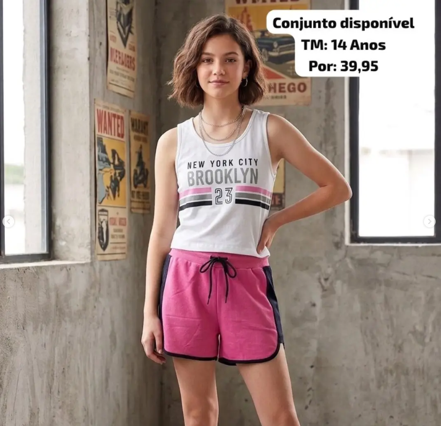 Blusa juvenil da Exclusiva Kids
