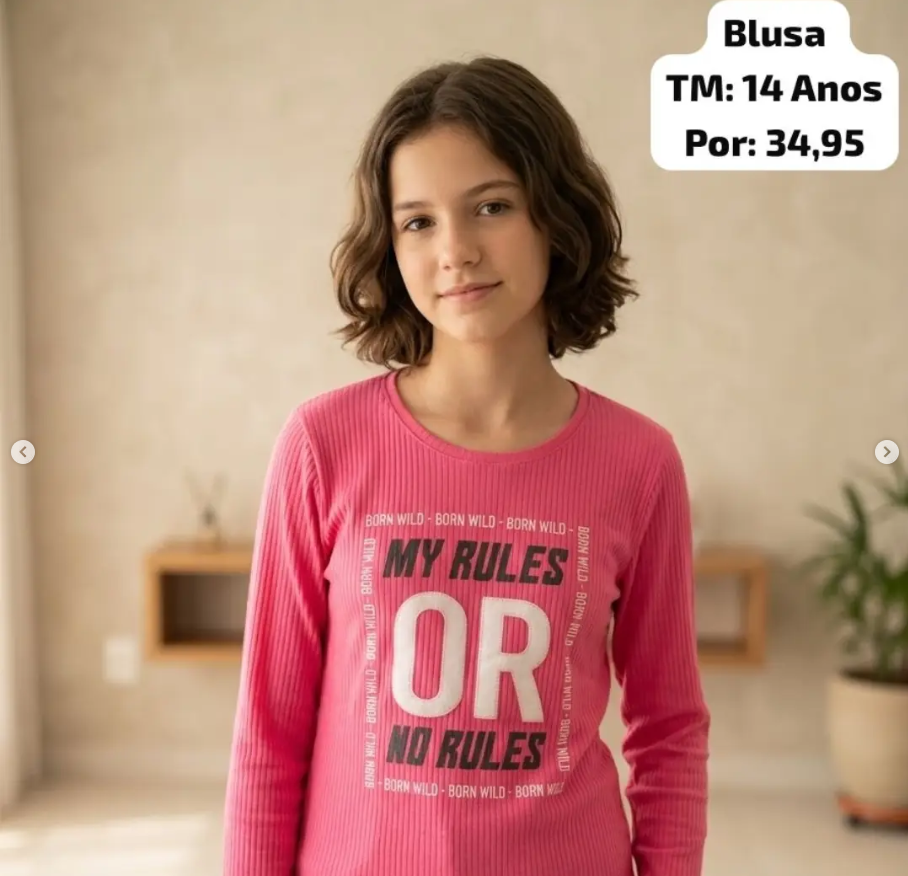 Conjunto esportivo da Exclusiva Kids
