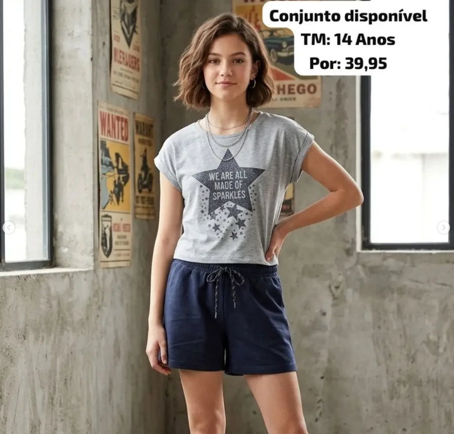 Look junino da Exclusiva Kids