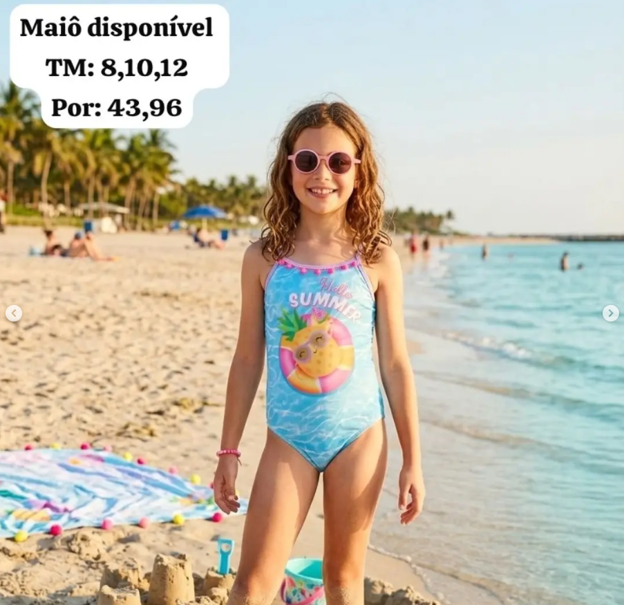 Maiô baby da Exclusiva Kids