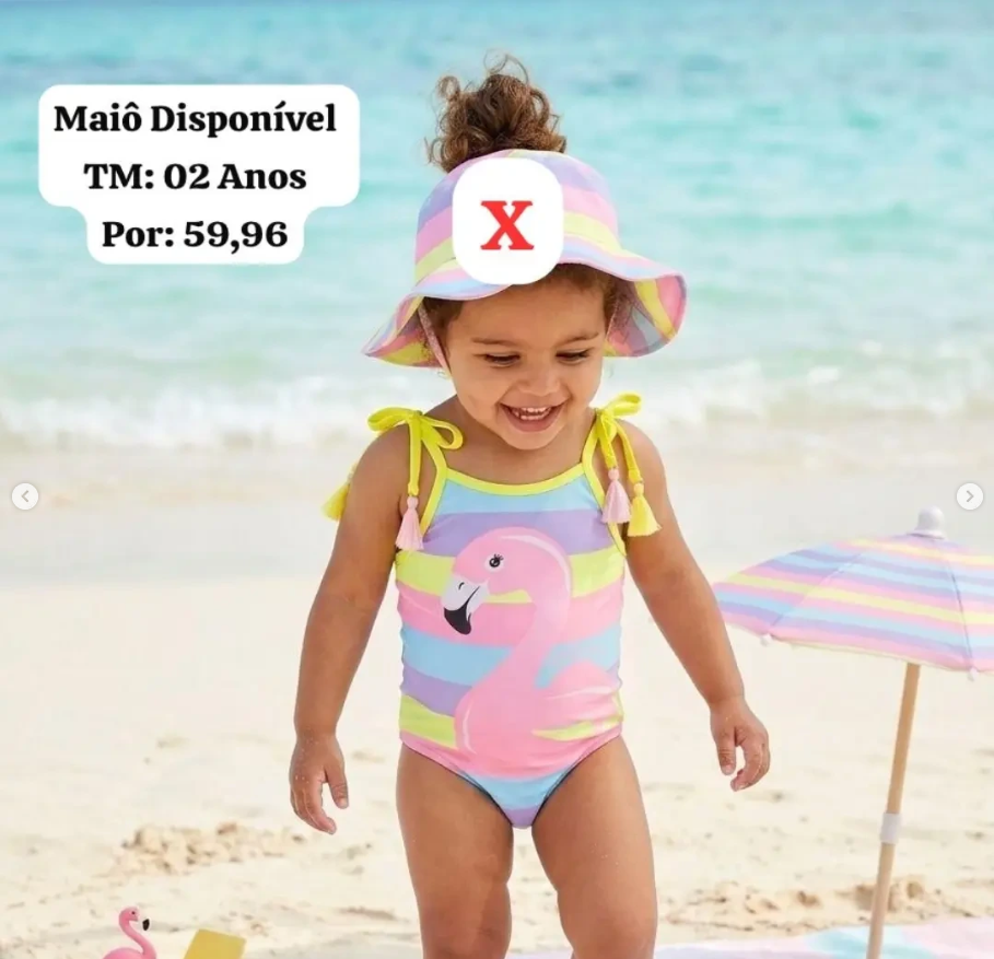 Biquíni baby da Exclusiva Kids