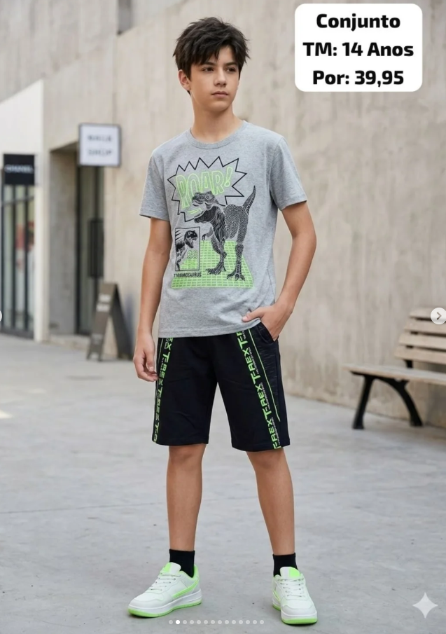 Conjunto basquete da Exclusiva Kids